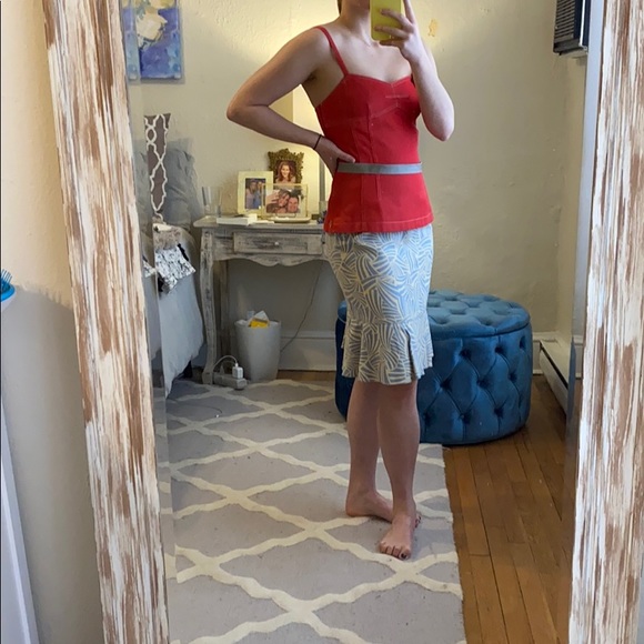 marc jacobs red tank top with bow - Picture 3 of 8